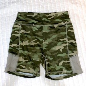 Camouflage Biker Shorts (worn once)